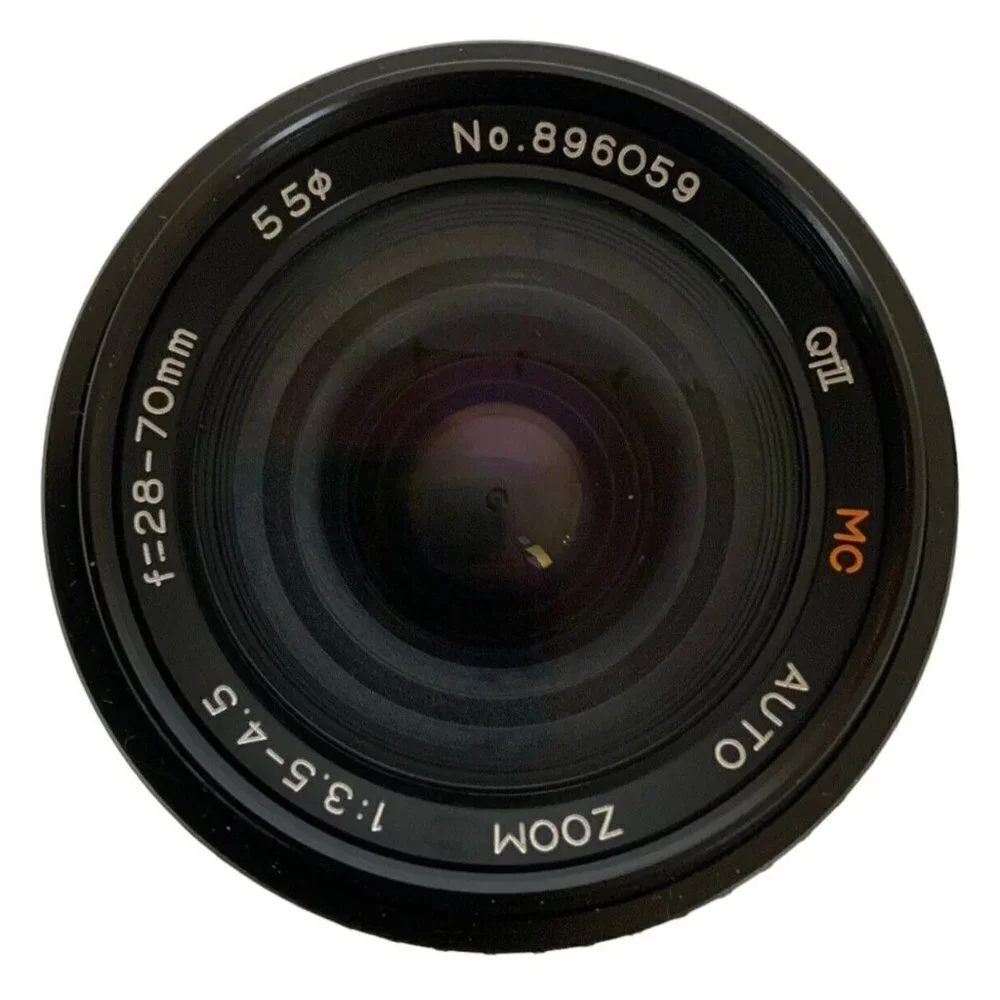Vintage Focal 28/70mm f3.5-4.5 Macro One Touch Zoom Lens Original Box